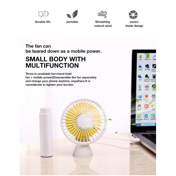 Rechargeable USB Handheld Fan