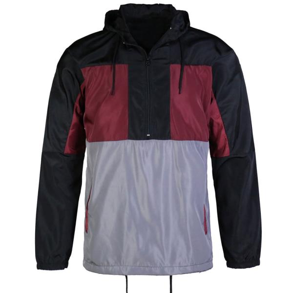 Woolen Bomber Jacket Lightweight Windbreaker Jacket 100 Polyester