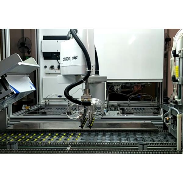 High Speed Automatic Blister Card Packing Machine Disposable Razor With Robotic Arms