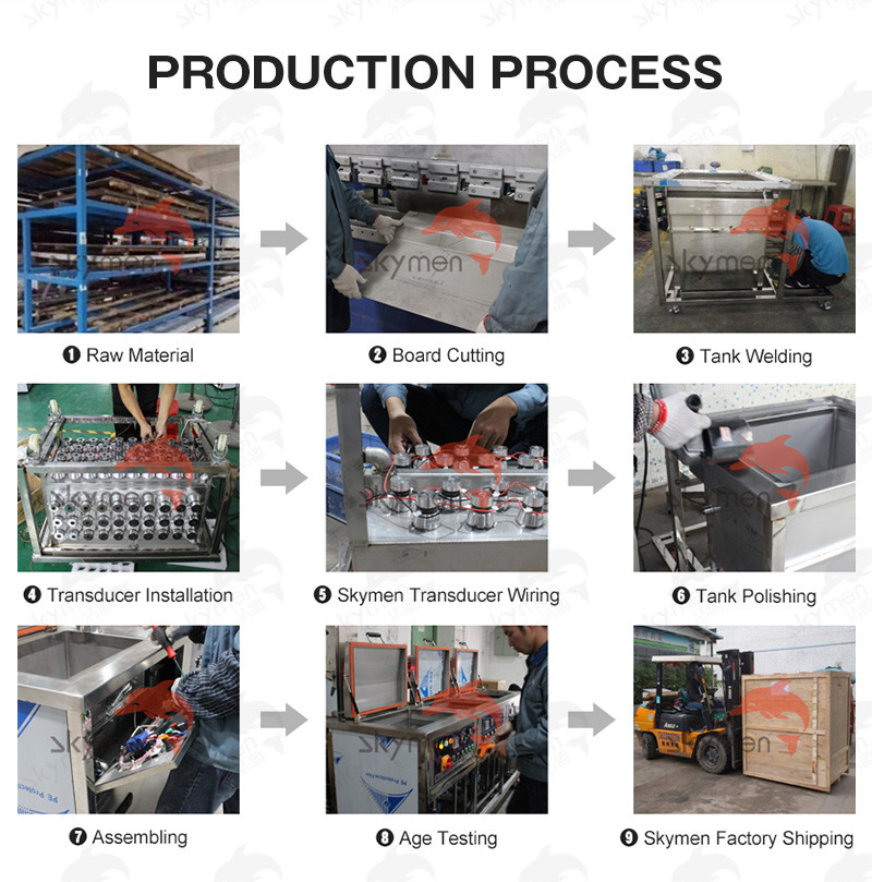 Three Chamber Automatic Ultrasonic Cleaning Machine