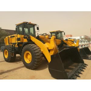 CE ISO Front Wheel Loader Machine Bucket Automatic Leveling Ability