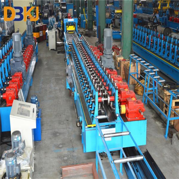 6-8m/min Door Frame Roll Forming Machine Steel Frame Roll Former PLC