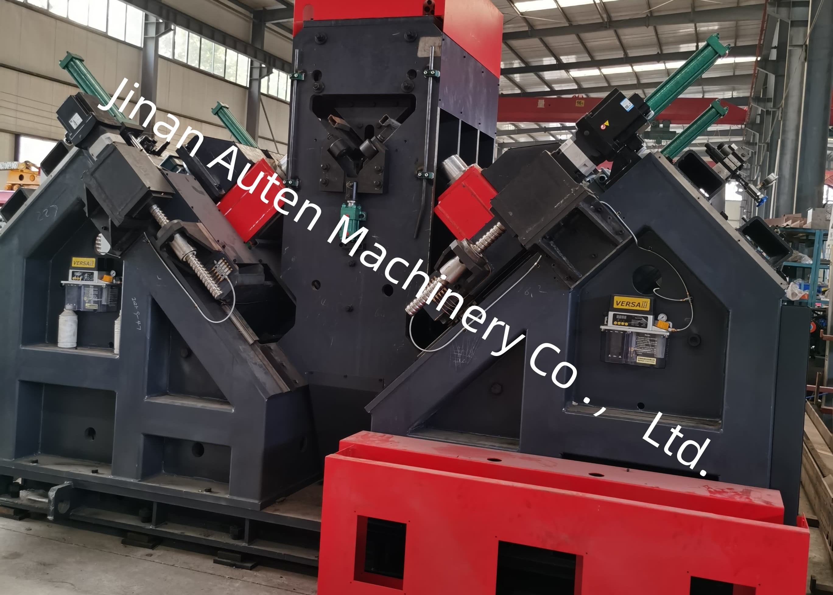 Fully Automatic CNC Angle Drilling And Marking Machine With 9 CNC Axes