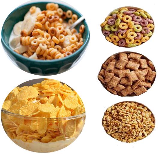 SUS304 Fast Food Nutritional Corn Flakes Making Machine