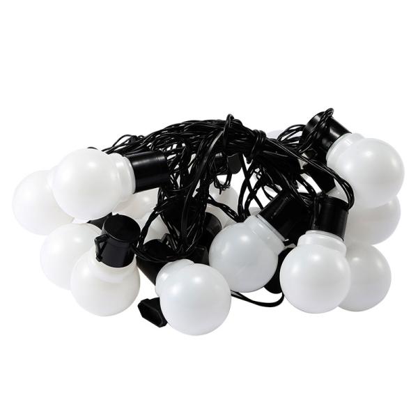 Globe String Lights Solar 49ft 60led Plug in Fairy String Lights Twinkle Waterproof Decorative String Lights for Patio Garden