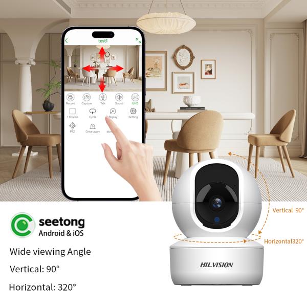Smart Infrared Night Vision Home Shaking Head Machine Anywhere in the Home with WiFi