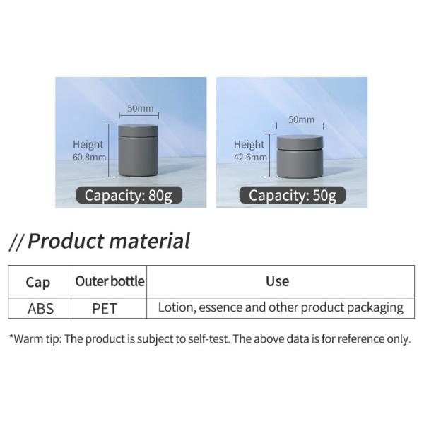 PET Fine Mist Spray Bottles 60 / 100 / 120 / 150 / 200ml Empty Plastic Bottles For Cosmetics Toner