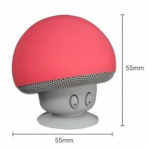 Colorful Portable Mushroom Bluetooth Speaker 3W Output Power With Sucker