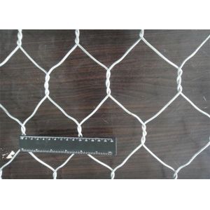 Protective 100x120mm Pvc Wire Netting For River Control