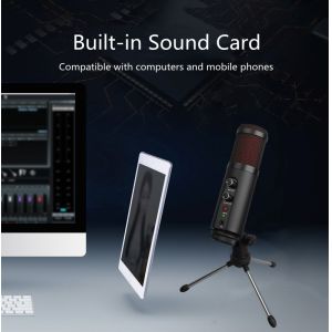 FCC Cardioid Pattern Studio Vocal Microphone For Live Streaming