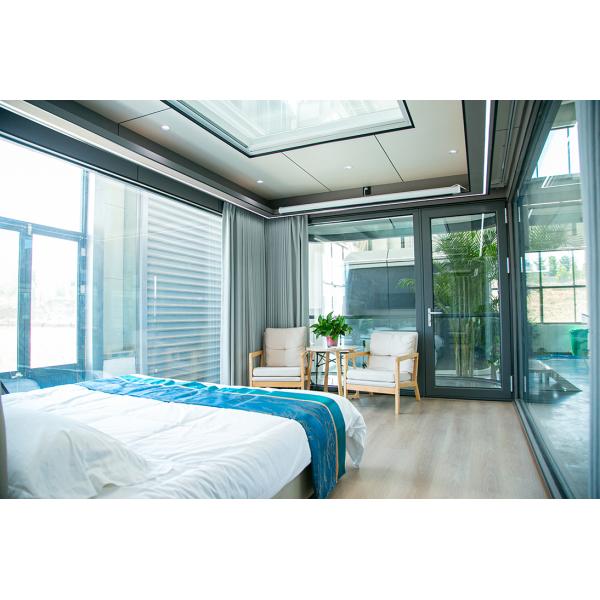 Galvanized Light Steel Frames Main Structure Prefab Modular House Camping Capsule Container Home With Customized Layout