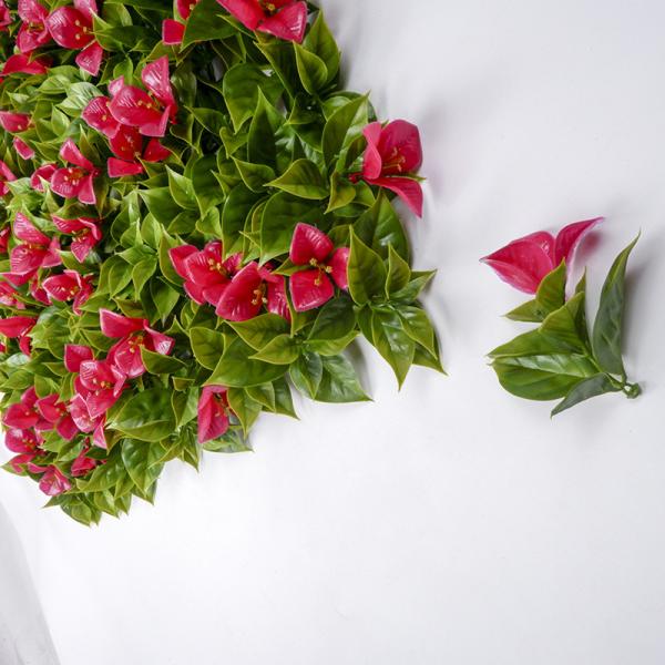 Artificial fern leaves mixed leaf panel Green grass wall flower panel