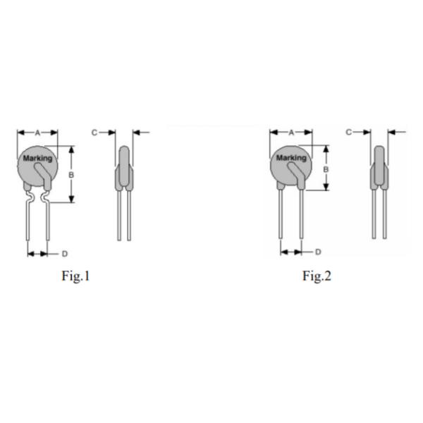 130V Series Resettable Auto Fuse , DIP Automatic Reset Fuse 0.1A - 2.5A
