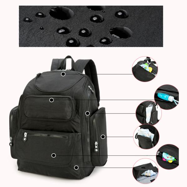 20L Solid Waterproof Diaper Mummy Maternity Nappy Bag 31*20*40cm