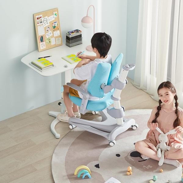 Small Computer Stand Modern Design Revolving Pneumatic Standing Desk for Study Room