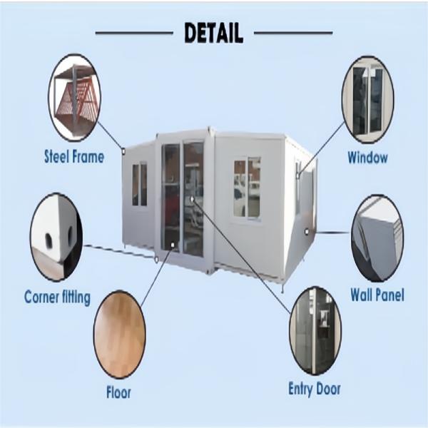 40FT Expandable Container House Prefabricated Modular Houses for Villa in Australia