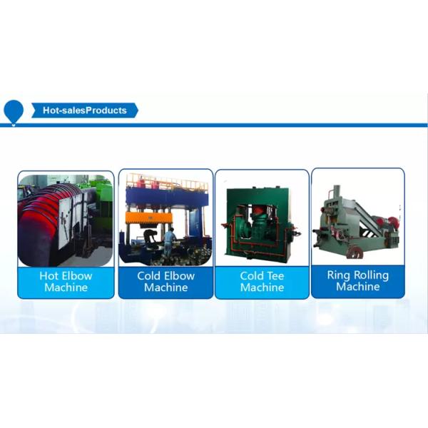 Hydraulic Hot Forming Pipe 8mm Elbow Bending Machine