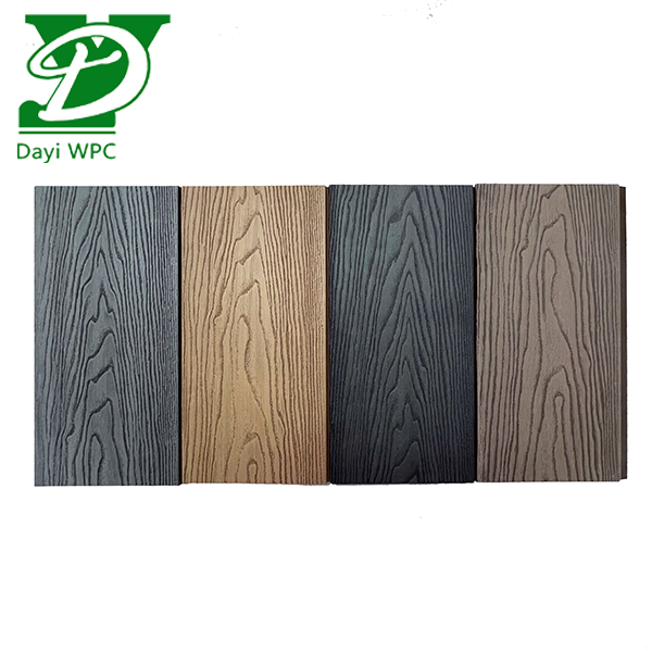 Private Courtyard Garden Deep Texture WPC Fences