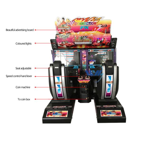Car Racing Game Machines , Outrun Arcade Machine With Iron Appearance