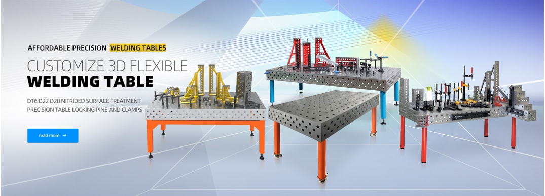 Custom Dimension D28 3D Welding Table for Vehicle Frame Welding Works