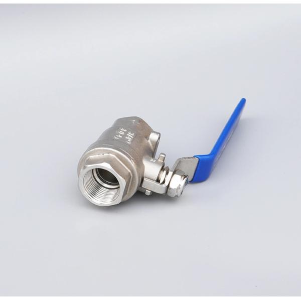 General Steel Handle with Locking Internal Thread BSP NPT 2PC Ball Valve SS304 316
