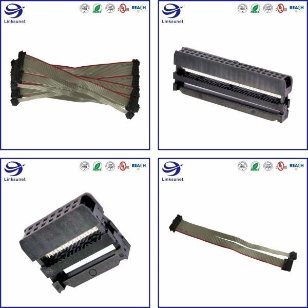 Industrial Soldering Wire Harness with FC 250V AC 2.54mm connector add Flat Cable