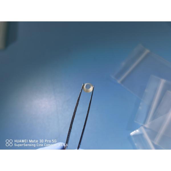 Transparent Un-Doped 4H-SEMI Hardness 9.0 Sic Lens