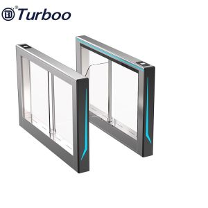 Office Building Automatic Swing Gate RFID Smart Speed Gate Turnstile