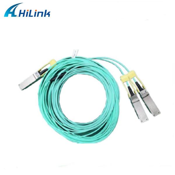 200G QSFP56 To QSFP56 2*100G Active Optical Cable PAM4 AOC Infiniband Support