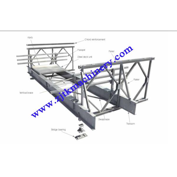 Bailey bridge , Compact 200，single lane ,4.2m ,Heavy Loading,