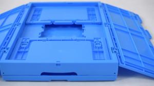 plastic collapsible crate plastic stackable crates folding boxs with lids