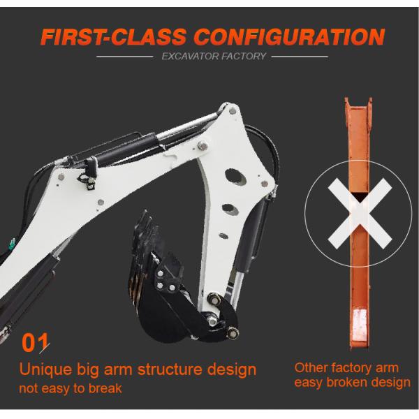 2020 new High Performance Hydraulic 0.8ton Mining Crawler Excavator