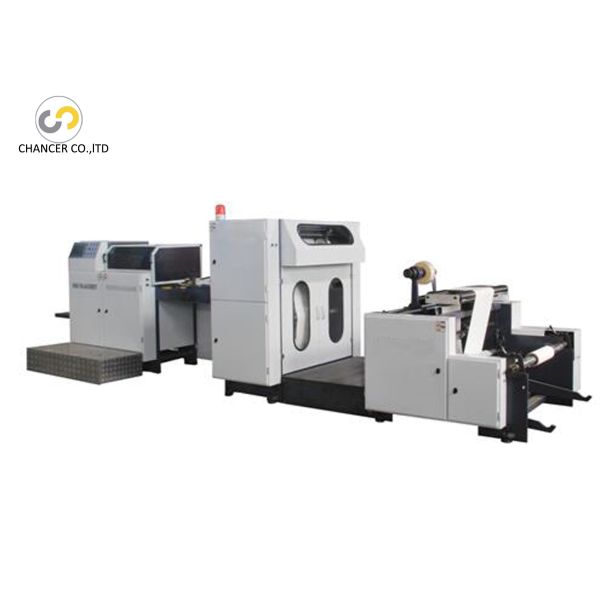 Automatic V bottom small brown kraft food paper bag making machine