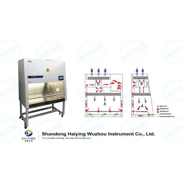 HEPA Digital Class II Type B2 Biosafety Cabinet UV Lamp