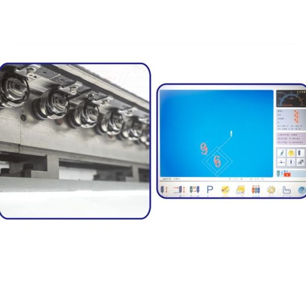 1200RPM 33 Heads Automatic Computerized Quilting Embroidery Machine