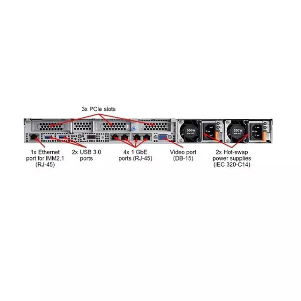 ThinkSystem Ibm X3550 M5 PC Server Lenovo Intel Xeon Silver 4210 Processor