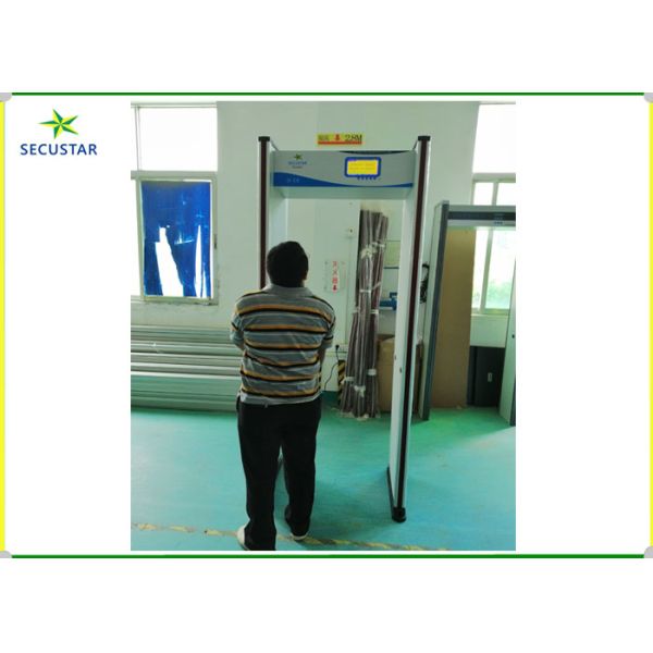 Hotel Security LCD Alarm Door Frame Metal Detector With 4-8 hours Power Backup