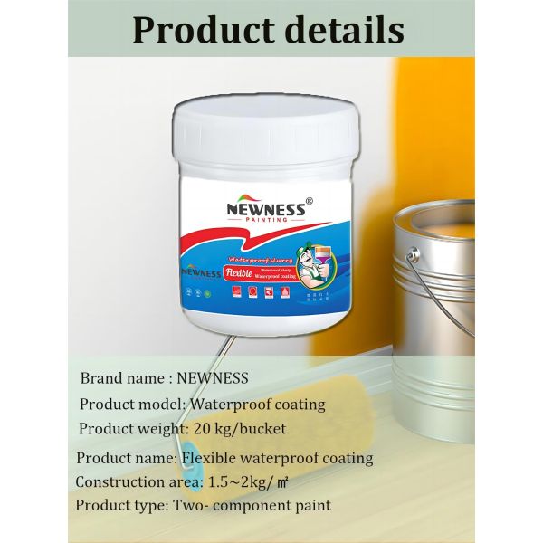 Swimming Pool Usage Polyurethane K11 Waterproof Coating with Cement-based Feature