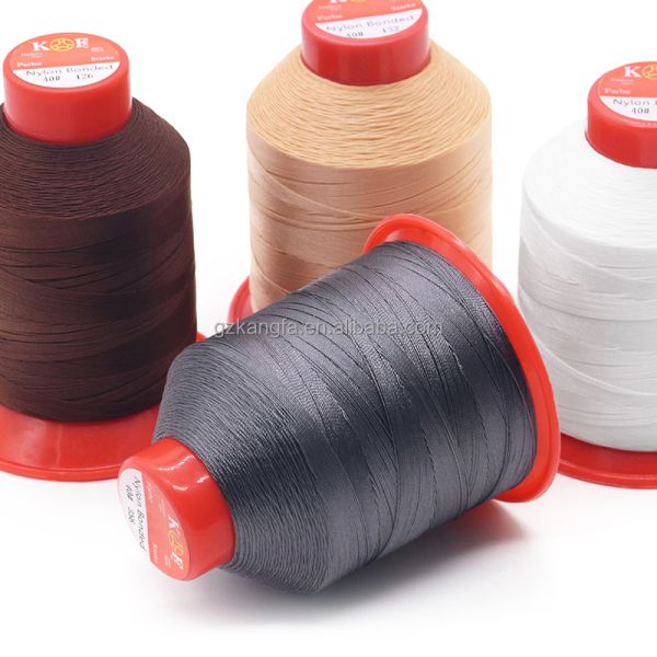 Polyester 210d Bonded Thread for Leather Sewing 120g/cone Support 7 Days Sample Order