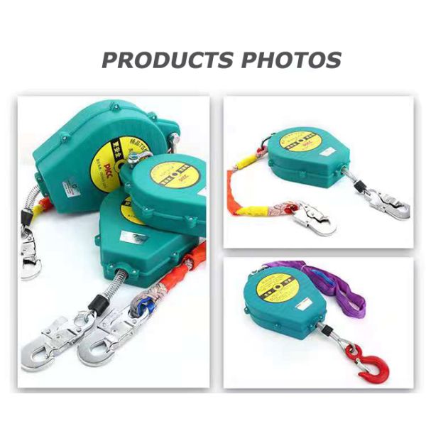 Hotel Construction Retractable Fall Arrest Lanyard Double Lock