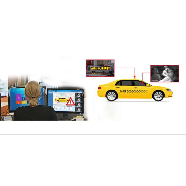 1080P 7inch Touch Monitor MDVR Car Black Box Video Recorder with G-Sensor AI Terminal