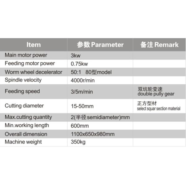 MC9050B Wooden pole processing machine