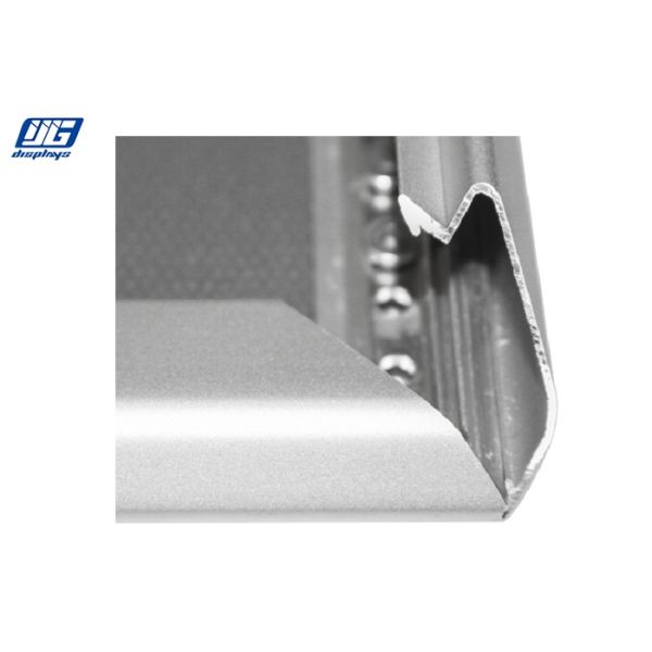 Indoor A2 Clip Frame Rectangle Shape Single Side Poster Holder , 20mm Thickness