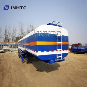 China 3 Axles 40000L 2 Compartment Heavy Duty Semi Trailers Used Oil Fuel Tanker on sale