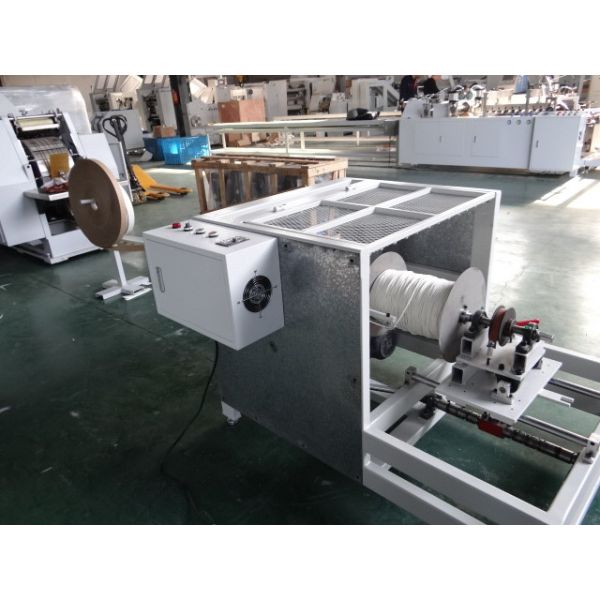 Kraft Paper Bag Rope Making Machine for 25-60 gsm Paper#220V Paper Bag Rope Handle Making Machine 20-80 Pcs/Min