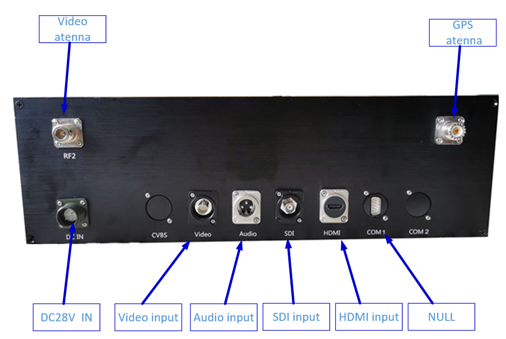 Ship to Ship Long Range Video Transmission 40 Watt Digital COFDM Wireless Transmitter