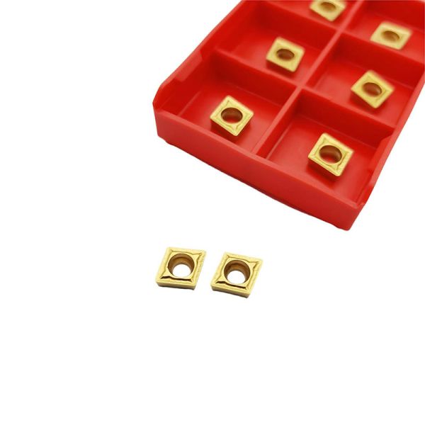 CVD Coating Tungsten Carbide Inserts Lathe Turning CCMT060204