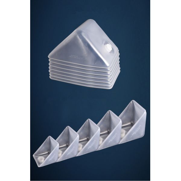 Translucent Foldable Collapsible Drinking Water Carrier Square 5/10/15/20L for Hiking