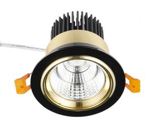 China Silver Recessed Adjustable Downlight , Cree Cob LED Downlight With Aluminum Housing on sale