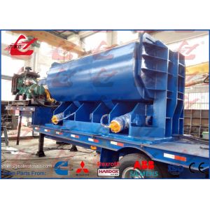 PLC Automatic Control Scrap Baler Logger , Hydraulic Baling Press Machine